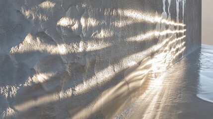 Canvas Print - Abstract Light Rays on Textured Wall Art