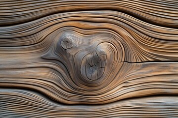 Wall Mural - The wood grain is very visible and the wood is old