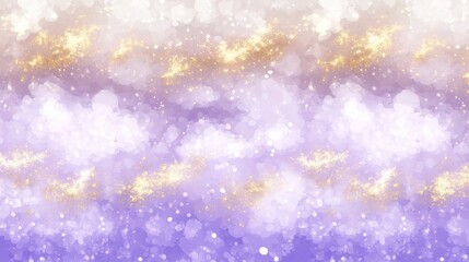 Wall Mural - Lavender Purple Gold Glitter Abstract Background