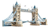 Iconic London Tower Bridge Model  Architecture  Travel  UK Landmark