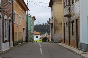 narrow street in the old town