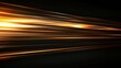 © Atmospheric stock - Abstract light trails with golden streaks in motion