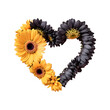 © mimo - Valentine's day rose flowers heart shape with the isolated on transparent background.