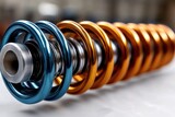 A close-up view of a motorcycle coil