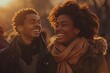 © Vera - Happy Black Couple Enjoying Themselves at University Park Event