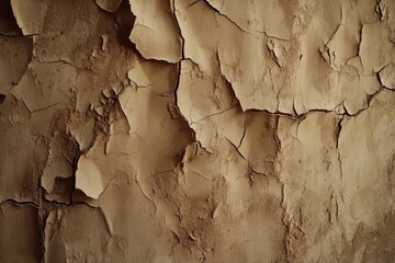 Poster - Close-up of a wall with peeling paint, suitable for interior design or architecture projects