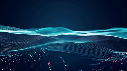 Wall Mural - data futuristic abstract intelligence connecting dynamic point abstract big background artificial re