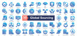 © Syafii5758 - Global Sourcing Icon Collection Set.Containing optimization, supply chain, outsourcing, supplier, cost management, market research, mitigation icon. Simple glyph gradient style Vector Illustration.