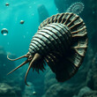 © Anna - prehistoric trilobites underwater, AI generated