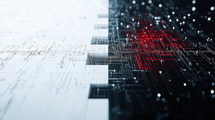 Abstract digital technology background