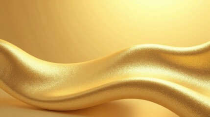 Aufkleber - Abstract Golden Wave Background Texture, Luxurious and Elegant Design Element