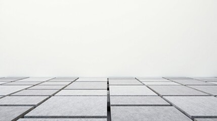 Fototapete - Simple Minimalist Stone Floor and Blank Wall Background