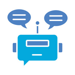 Wall Mural - Chatbot Icon