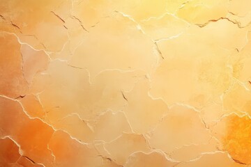 Poster - Vibrant Yellow and Orange Background Featuring Distinctive Cracks Evoking a Sense of Warmth and Texture in a Dynamic Artistic Composition