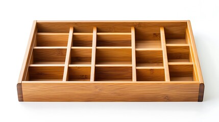 Wall Mural - A wooden tray with 12 compartments