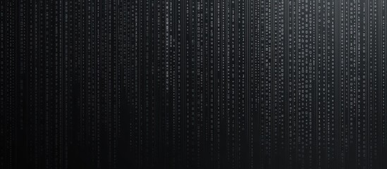 Abstract dark background with falling digital code.