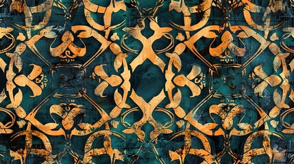 Wall Mural - arabic graffiti pattern wallpaper