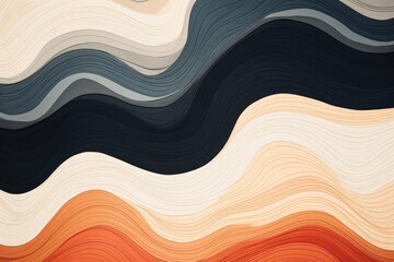 Canvas Print - Wave backgrounds abstract textured.