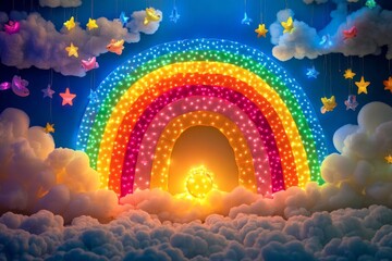 Poster - rainbow in the sky