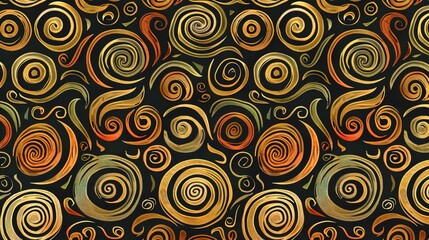 spiral seamless pattern wallpaper