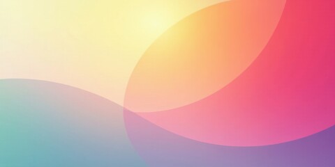 Fototapete - Abstract Pastel Gradient Background with Smooth Curves and Soft Hues