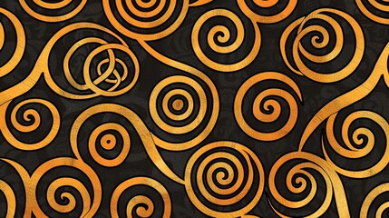 spiral pattern seamless wallpaper