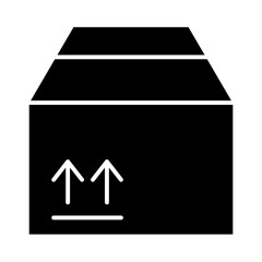 Poster - Box icon in glyph style