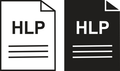EPS icon set. EPS file type symbol. File EPS format icon in black filled and outlined style isolated on transparent background. Ideal for technology or data related content, vector illustration.