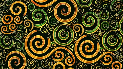 spiral pattern seamless wallpaper