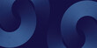 © Bua - Abstract blue glowing geometric lines modern shiny blue circle lines pattern. Suit for cover, banner, brochure