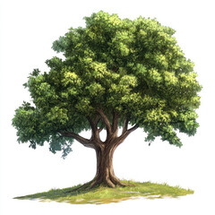 tree isolated on white