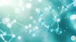 © terat - abstract molecule structure, teal background - abstract backgrounds