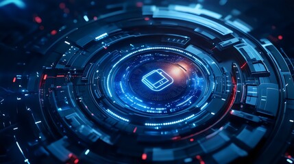 abstract background with code