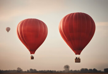 Wall Mural - balloon hot air adventure airship atmosphere background ballooning basket bright colours colourful excursion exotic expedition exploration flight fly