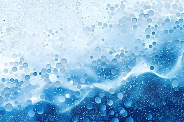 Wall Mural - abstract white blue dot gradient technology background pattern.