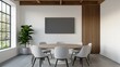 © oksa_studio - Modern meeting room with large screen displaying impactful presentation