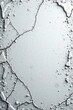 © chaiwat - White silver grunge texture with uneven cracks and splashes on a medium gray background, metallic finish, splash