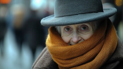 Close-up of a happy elderly person with a joyful smile, embodying wisdom, warmth, and the joy of life, in a natural outdoor setting.