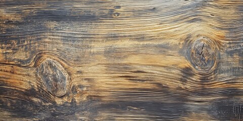 Wall Mural - Close up view showcasing the texture of old wood board, highlighting the unique and intricate details of the wood board s surface, perfect for conveying rustic charm and natural beauty.