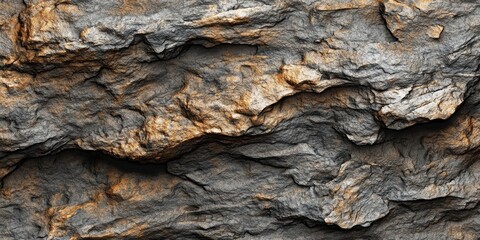 Leinwandbilder - Sedimentary rock features a unique pattern and texture that create an intriguing background. The sedimentary rock texture showcases natural beauty, perfect for various creative projects.