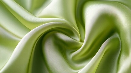 Aufkleber - The green pale silk fabric showcases a stunning shine, making it the most versatile fabric. Utilize this exquisite silk fabric to enhance your creative designs with beautiful accents.