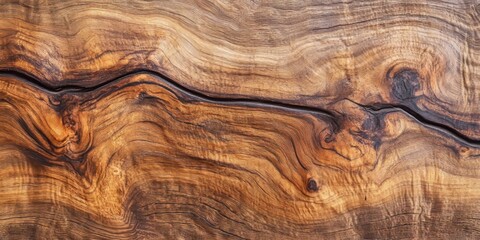 Fototapete - Natural wood surface background showcasing the unique textures and patterns found in natural wood. This natural wood surface provides a warm and organic feel ideal for various designs.