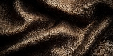 Aufkleber - Rich dark brown textile texture providing a luxurious backdrop, perfect for various design projects. This dark brown textile texture showcases intricate details ideal for enhancing creativity.