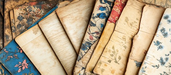 Antique Papers: A Collection of Vintage Documents and Fabrics