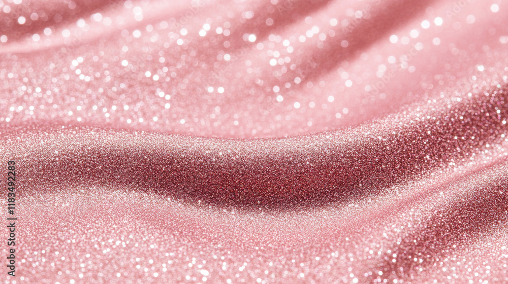 Pink Shimmer Texture Pink Glitter Texture: A delicate, shimmering pink glitter background ...