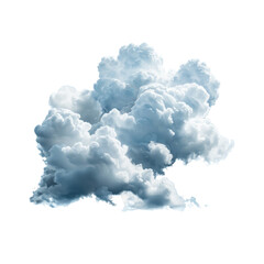Wall Mural - clouds isolated on white background