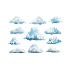 Wall Mural - clound isolated