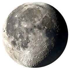 Wall Mural - Crescent moon on a transparent background