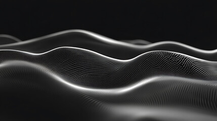 Leinwandbilder - Wavy lines abstract background