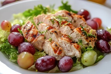 Wall Mural - homemade grape chicken salad